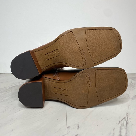 Sarto Franco Sarto Figaro Brown Square Toe Tall Boot 7 1/2 M - Picture 15 of 16